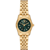 Michael Kors Damenuhr Lexington Goldig, Smaragdgrün - MK4842